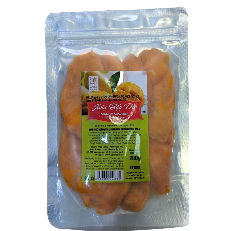 Mango Suszone Asiafoods 200g