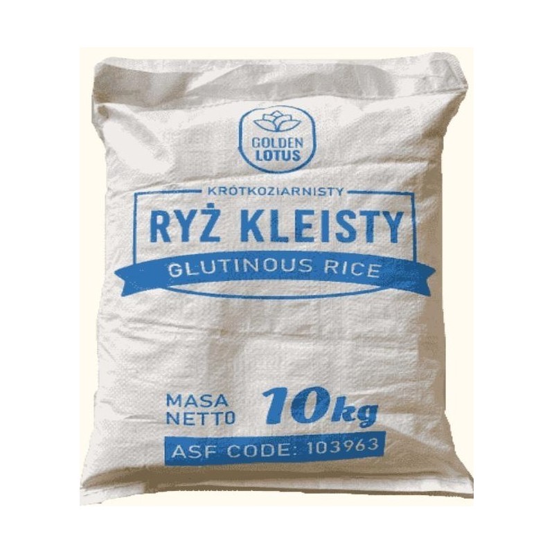 Ryż Kleisty Glutinous Krótkoziarnisty Golden Lotus 10kg