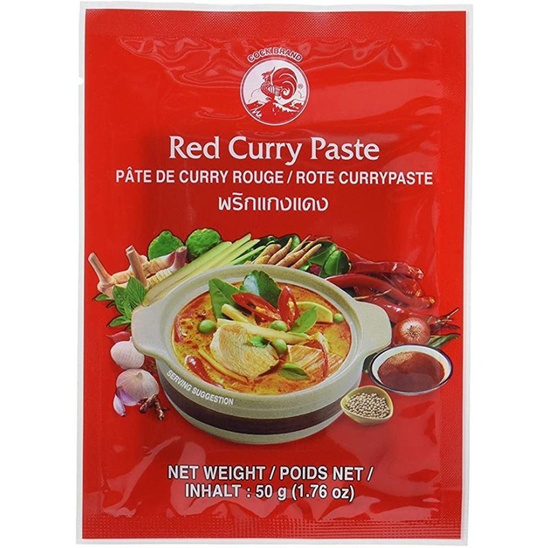 Pasta Curry Czerwona Cock Brand 50g